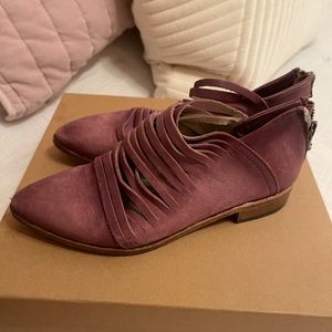 Free People lost valley bootie in purple